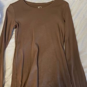 Small - brown long sleeve